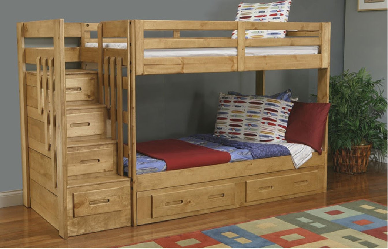 Bunk bed with stairs
