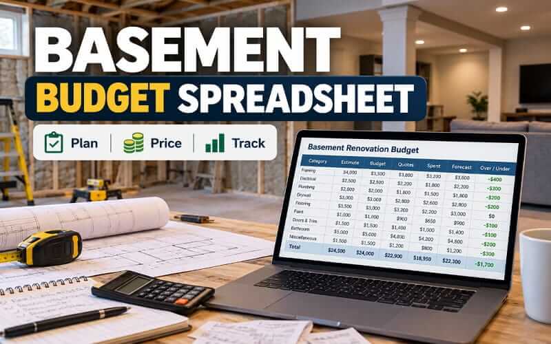 Basement Spreadsheet